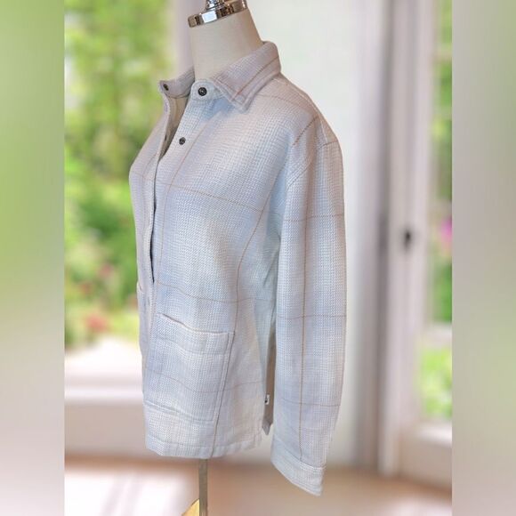 🔥 THE NORTH FACE Valley Twill Utility Button Down Flannel Jacket Coat Parka Siz - Picture 4 of 11